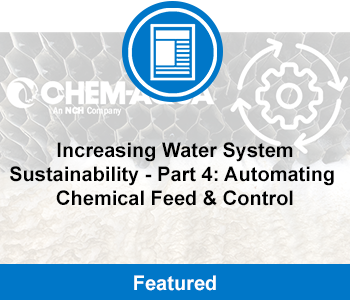 Blog: Increasing Water System Sustainability - Part 4: Automating Chemical Feed & Control
