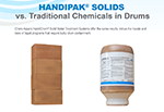 HandiPak Solids vs Traditional Chemicals in Drums Infographic