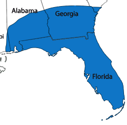 Southeast Division (Alabama, Georgia, Florida)