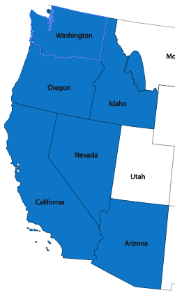 Western Division (Washington, Oregon, California, Idaho, Nevada, Arizona)