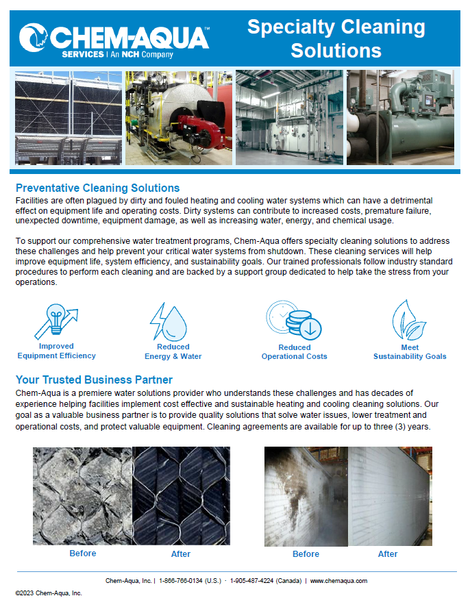 Chem-Aqua Services Capabilities Brochure